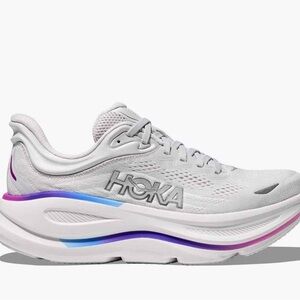 Hoka Women's White and Multicolor Athletic Shoes